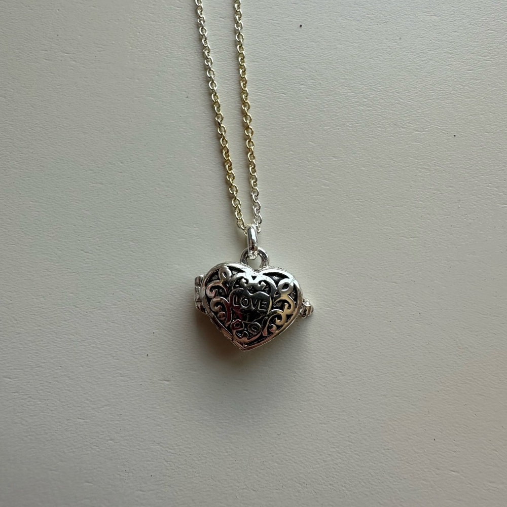 Heart ‘Love’ Locket Necklace